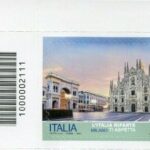 ITALIA - 2021 - L'Italia riparte - 6 v. con codice a barre a sinistra da minifogli da 10