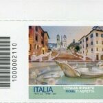 ITALIA - 2021 - L'Italia riparte - 6 v. con codice a barre a sinistra da minifogli da 10