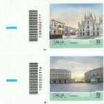 ITALIA - 2021 - L'Italia riparte - 6 v. con codice a barre a sinistra da fogli da 28