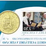VATICANO - 2021 - Stamp&Coin Card N° 36-37-38-39: Pontificato MMXXI con 50 c. - 4 x 1 moneta FDC