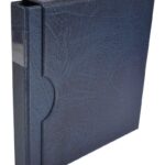 LINDNER - Cartella a 4 anelli HARTBERGER BIG STANDARD con custodia - Blu