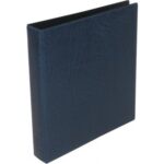 LINDNER - Cartella a 4 anelli HARTBERGER SMALL LUXUS senza custodia - Blu