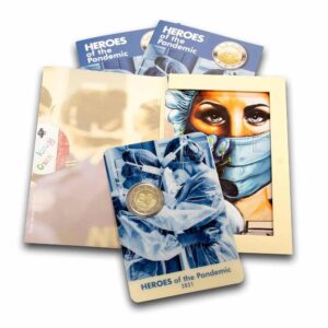 MALTA - 2021 - 2 € Eroi della pandemia - FDC in folder