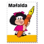 ITALIA - 2021 - Mafalda - 2 blocchi di 3 v. con chiudilettera e codice a barre