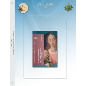 ABAFIL - Foglio ALBUM 2 € SAN MARINO in folder 2021 Dürer
