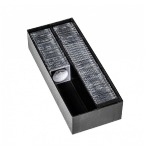 Box archivio LOGIK per Quadrum ed oblo Nero Leuchtturm 1