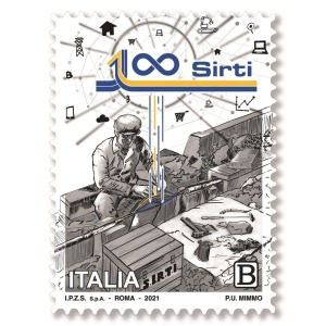 ITALIA - 2021 - 100° della Società Sirti S.p.A. - 1 v. con codice a barre