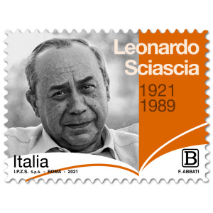 ITALIA - 2021 - 100° della nascita di Leonardo Sciascia - 1 v. con codice a barre