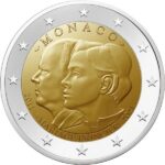 MONACO - 2021 - 2 € 10° del matrimonio del Principe Alberto con Charlène Wittstock - PROOF in cofanetto