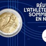 FRANCIA - 2021 - 2 € Olimpiadi di Parigi 2024 - FDC in coin card (set 5 colori)