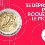 FRANCIA - 2021 - 2 € Olimpiadi di Parigi 2024 - FDC in coin card (set 5 colori)