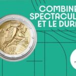 FRANCIA - 2021 - 2 € Olimpiadi di Parigi 2024 - FDC in coin card (set 5 colori)