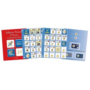 ABAFIL - Fogli ALBUM 2 € COMMEMORATIVI SMART 2021