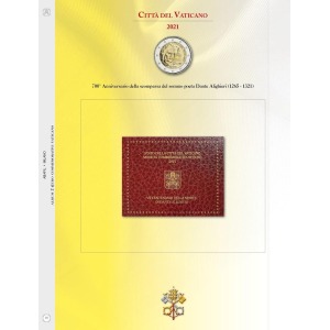 ABAFIL - Foglio ALBUM 2 € VATICANO in folder 2021 Dante