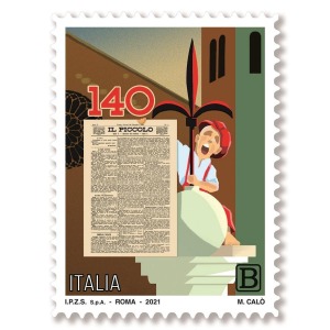 ITALIA - 2021 - 140° del quotidiano Il Piccolo - 1 v. con codice a barre