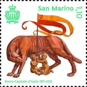 SAN MARINO - 2021 - 150° di Roma Capitale d'Italia - 1 v.