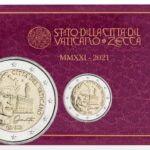 VATICANO - 2021 - 2 € 700° della morte di Dante Alighieri - FDC in folder