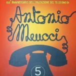 ITALIA - 2021 - 5 € 150° dell'invenzione del telefono di Antonio Meucci - FDC in folder
