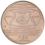 ITALIA - 2021 - 5 € 150° dell'invenzione del telefono di Antonio Meucci - FDC in folder