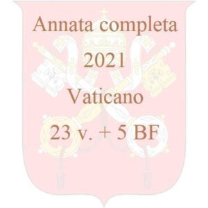 VATICANO - 2021 - Annata completa - 23 v. + 5 BF