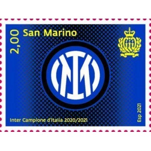 SAN MARINO - 2021 - Inter Campione d'Italia - 1 v.