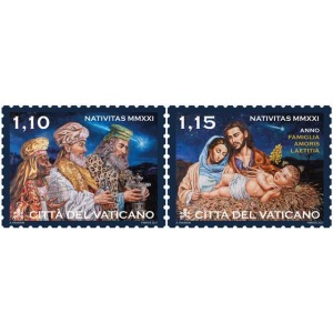 VATICANO - 2021 - Natale - 2 v.