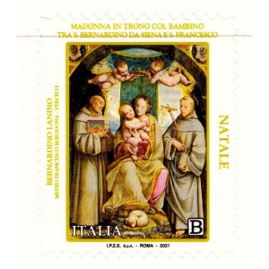 ITALIA - 2021 - VARIETÀ Santo Natale 2021 cancellazione - 1 v.