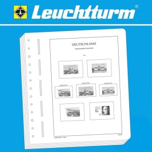 LEUCHTTURM - Germania Federale Angoli di foglio 2018 - Con taschine