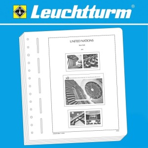 LEUCHTTURM - ONU New York Francobolli Personalizzati 2017 - Con taschine