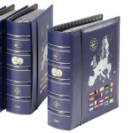 LEUCHTTURM - Cartella a 4 anelli VISTA serie Euro annuali 2022 con fogli e custodia