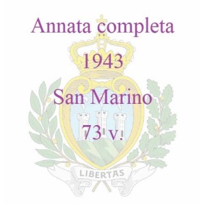SAN MARINO - 1943 - Annata completa - 73 v.