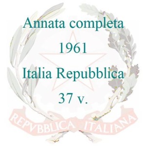 ITALIA - 1961 - Annata completa - 37 v.