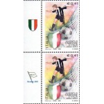ITALIA - 2003 - Juventus campione d'Italia - 2 v. in coppia con 2 bandelle differenti