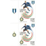 ITALIA - 2007 - Inter campione d'Italia - 2 v. in coppia con 2 bandelle differenti