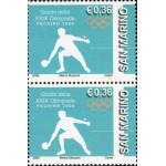 SAN MARINO - 2008 - Olimpiadi di Pechino 2008 - 4 v. in 2 coppie da foglio