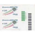 ITALIA - 2009 - Posta Italiana 0,60 €, 1,40 €, 1,50 € e 2,00 € - 4 coppie con codice a barre
