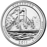 STATI UNITI - 2011 - 25 c. Parchi: Vicksburg National Military Park (Mississippi) - Coppia zecche D + P FDC
