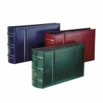 LEUCHTTURM - Album per 100 FDC C6 con fogli neri a 1 tasca, senza custodia - Blu