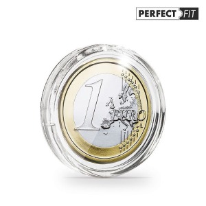 LEUCHTTURM - Capsule per monete da 23,25 mm ULTRA PERFECT FIT senza bordo - 10 pz.