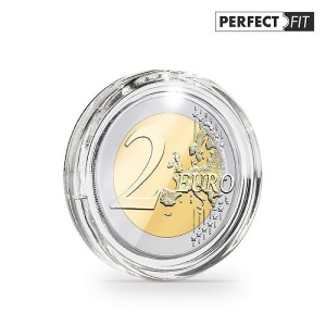 LEUCHTTURM - Capsule per monete da 25,75 mm ULTRA PERFECT FIT senza bordo - 10 pz.