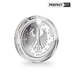LEUCHTTURM - Capsule per monete da 32,5 mm ULTRA PERFECT FIT senza bordo - 10 pz.
