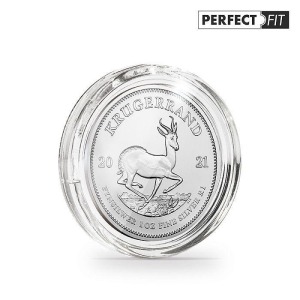 LEUCHTTURM - Capsule per monete da 38,73 mm ULTRA PERFECT FIT senza bordo - 10 pz.
