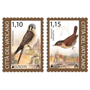 VATICANO - 2021 - Europa: Fauna nazionale a rischio di estinzione - 2 v.