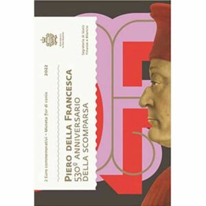 SAN MARINO - 2022 - 2 € 350° della scomparsa di Piero della Francesca - FDC in folder