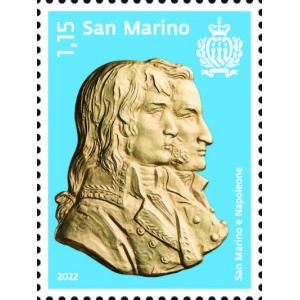 SAN MARINO - 2022 - 200° della scomparsa di Napoleone Bonaparte - 1 v.