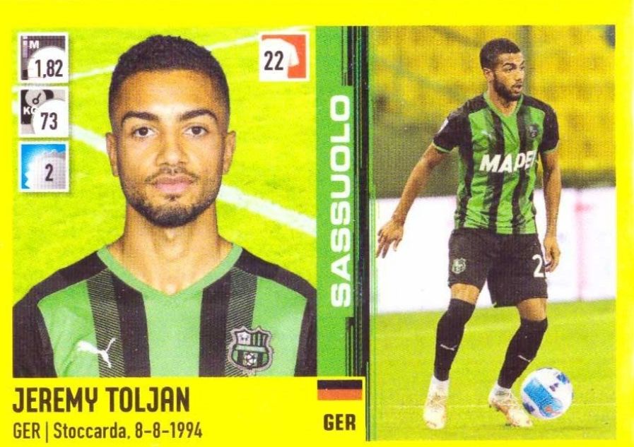 398 jeremy toljan 21 22 Panini A R 398 - Jeremy Toljan