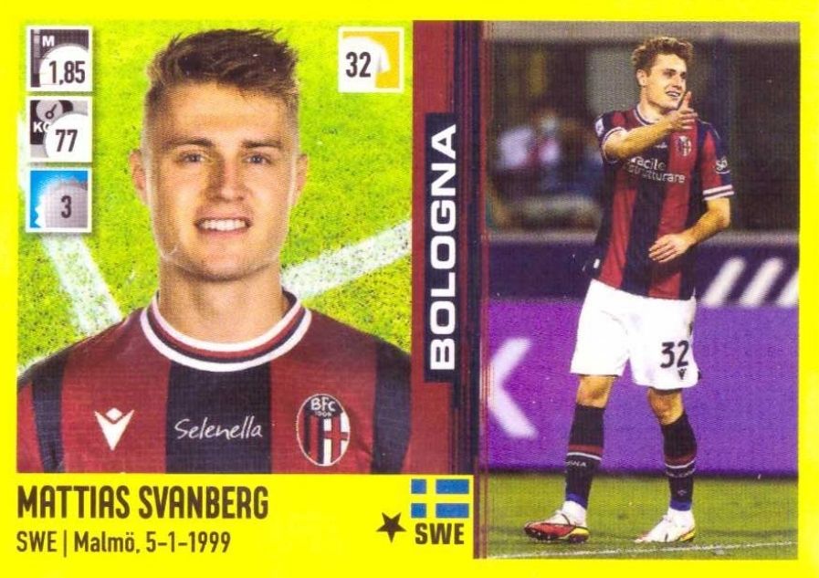 45 mattias svanberg 21 22 Panini A R 45 - Mattias Svanberg