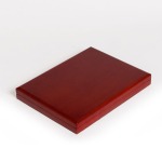 LEUCHTTURM - Astuccio SIENA in legno a 12 caselle rotonde per Magic Capsules L - Mogano
