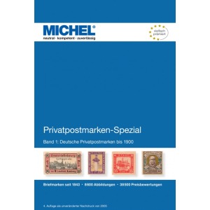 Catalogo Germania Specializzato francobolli postali privati 2005 2006 vol. 1 2022 Michel 1
