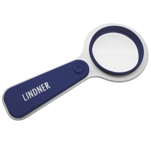 LINDNER - Lente con LED e manico blu - Ingr. 5x